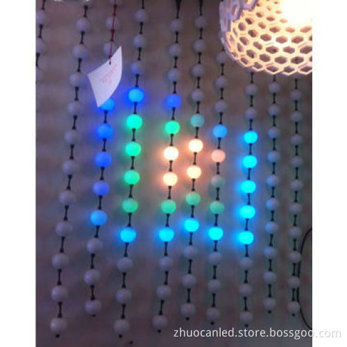 LED Pixel Ball, 50mm, 3LEDs, RGB, DC 12VNew